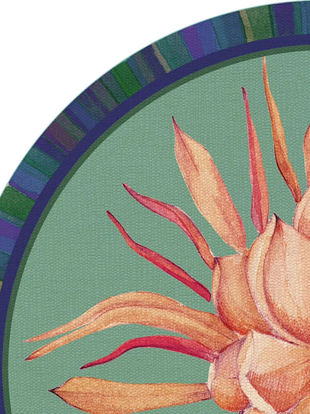 L'OCA NERA Prato floral com listras 39cm | Artigos para mesa | Image 2