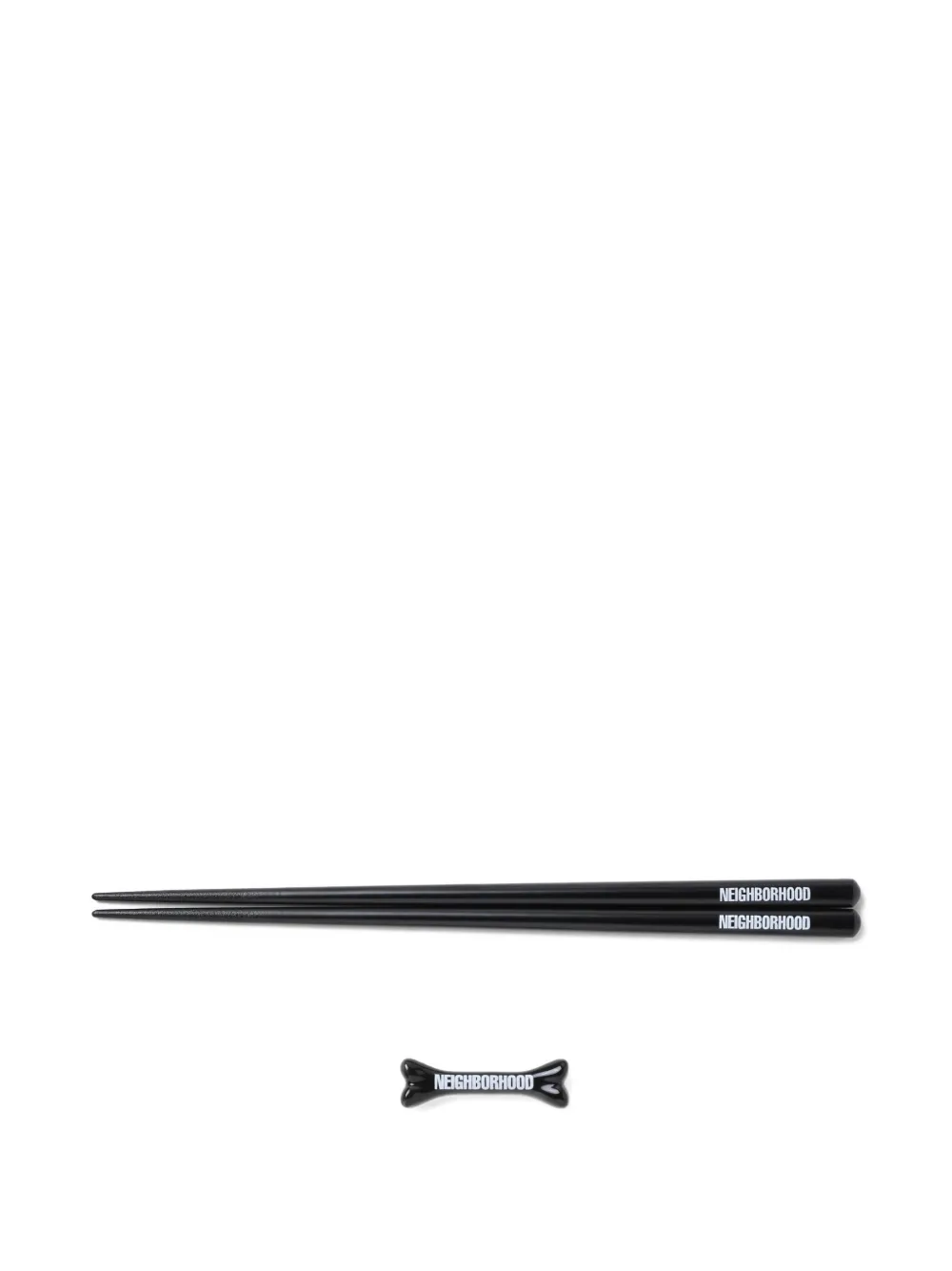 Neighborhood logo-print chopstick | Black | Image 1