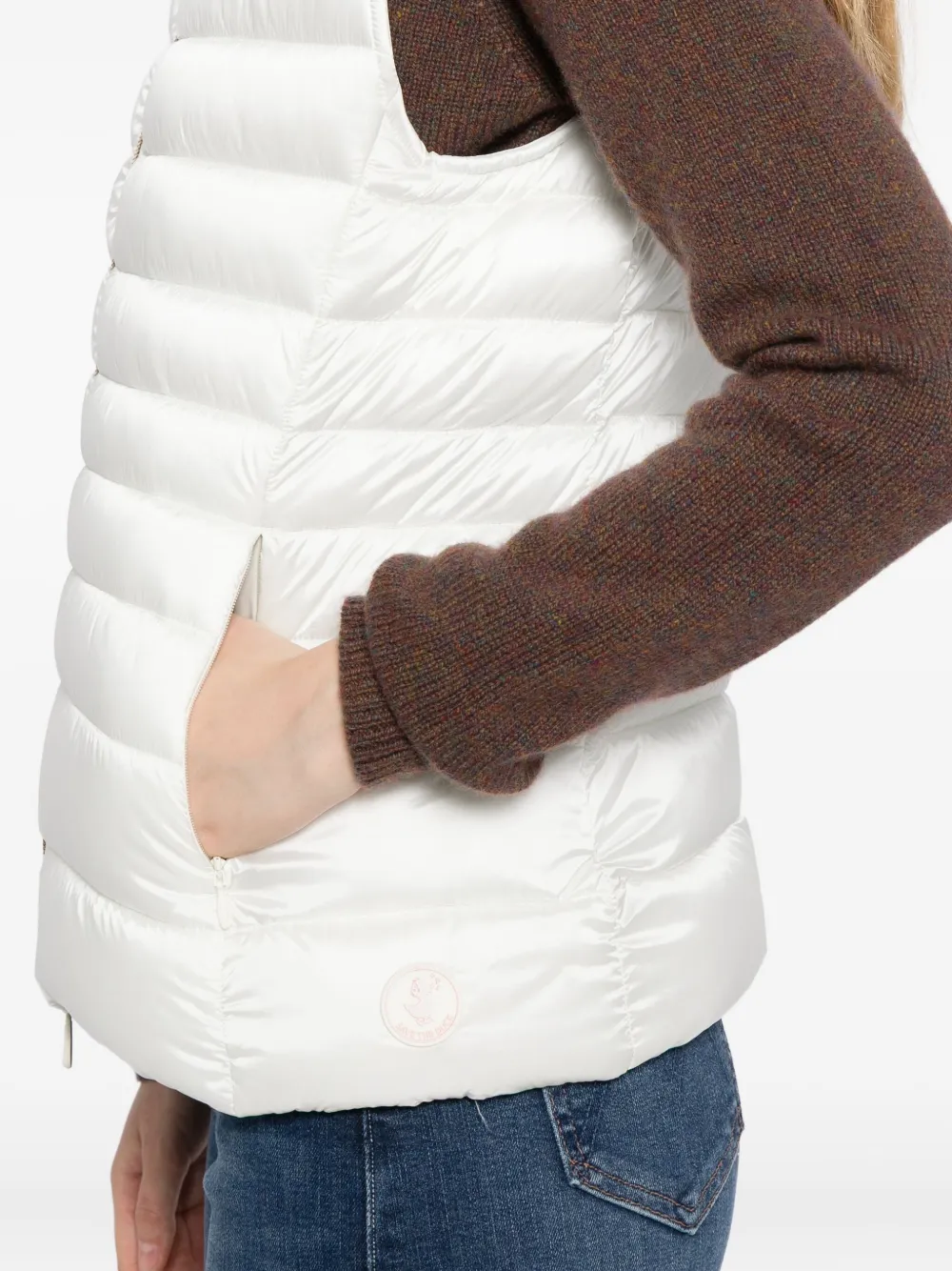 Save The Duck Lynn Gilet In White
