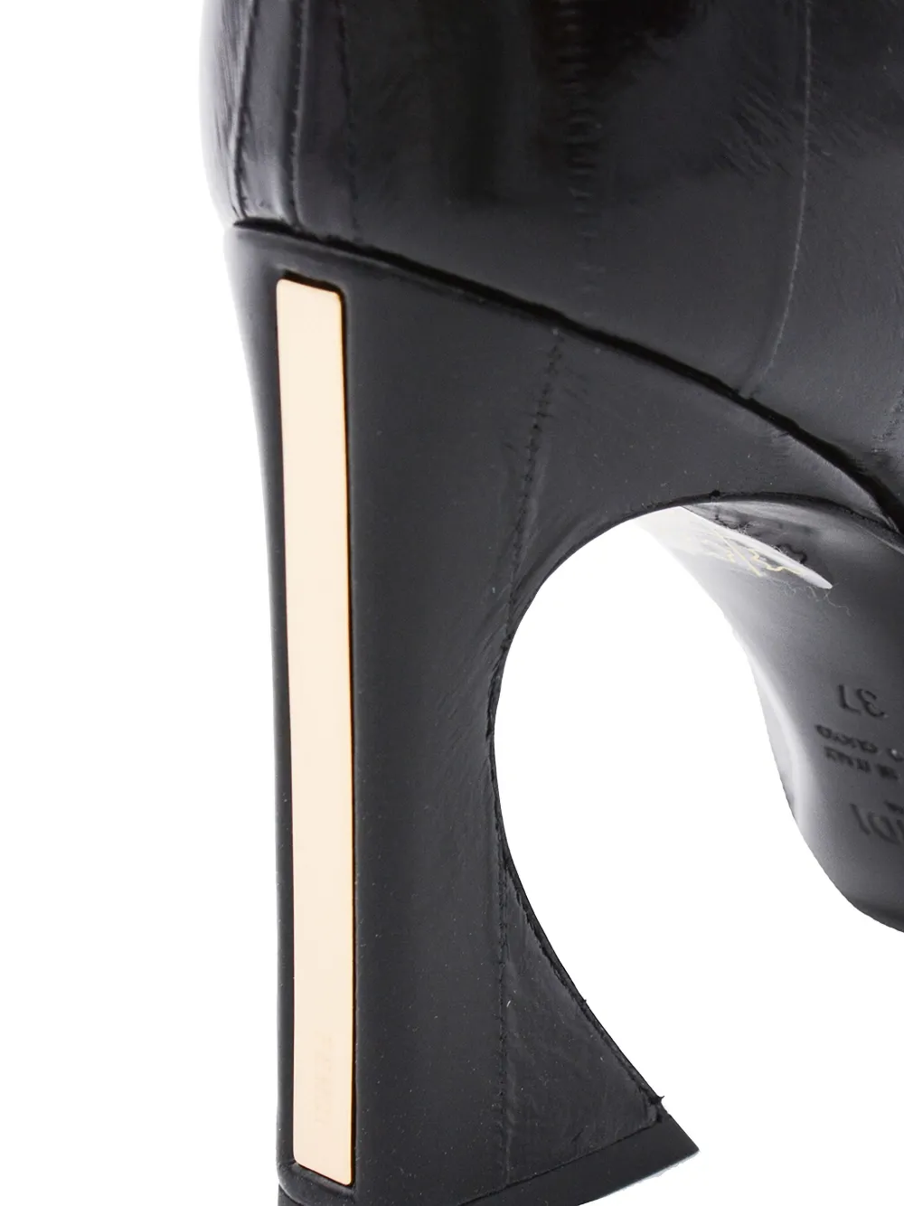 FENDI 95mm Arco boots Zwart