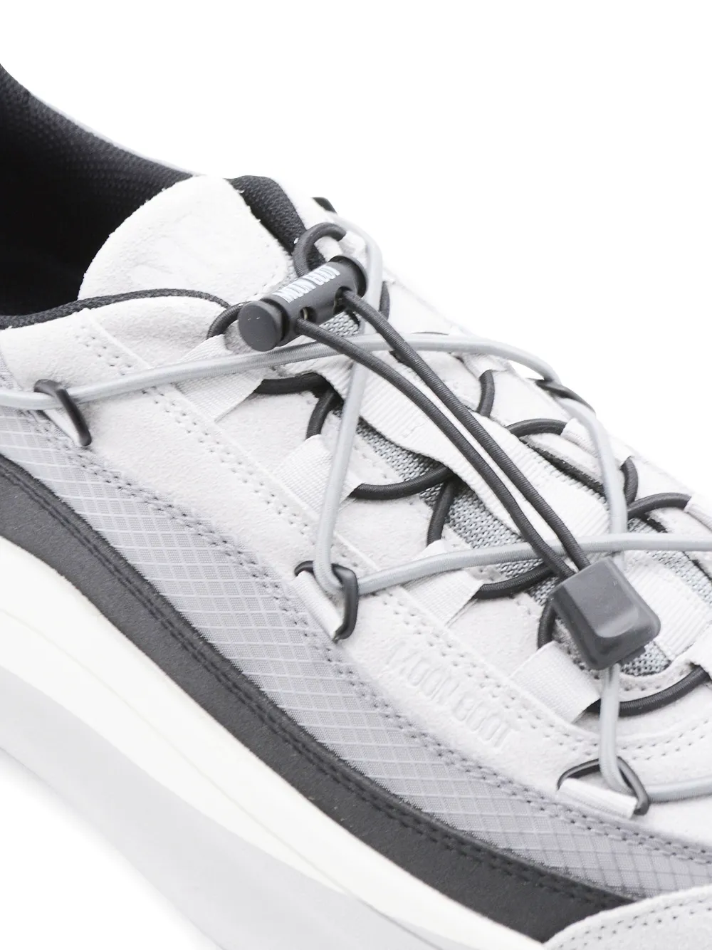 Moon Boot Drawstring-fastening Sneakers In Gray