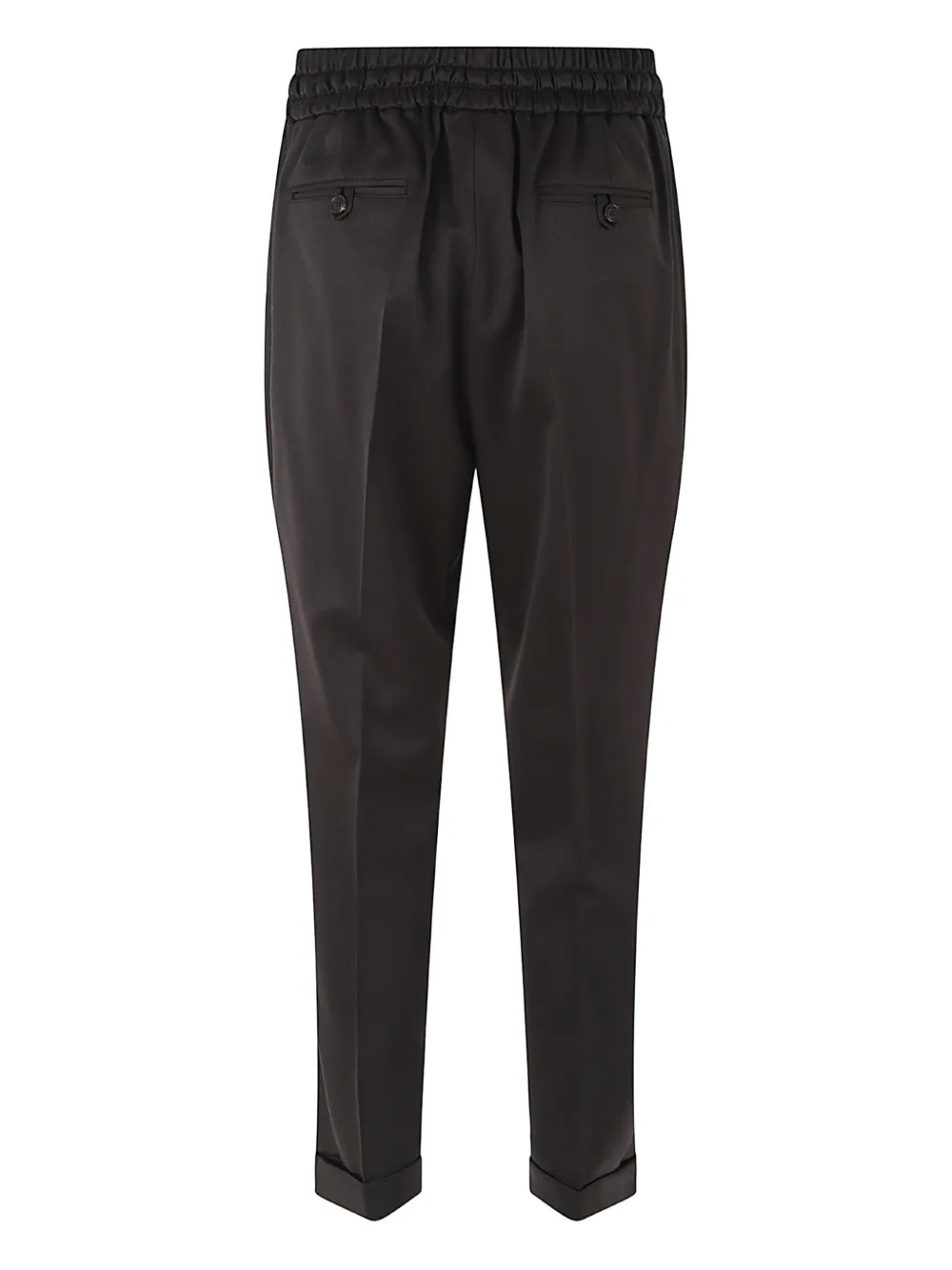 Kiton Drawstring-fastening Trousers In Black