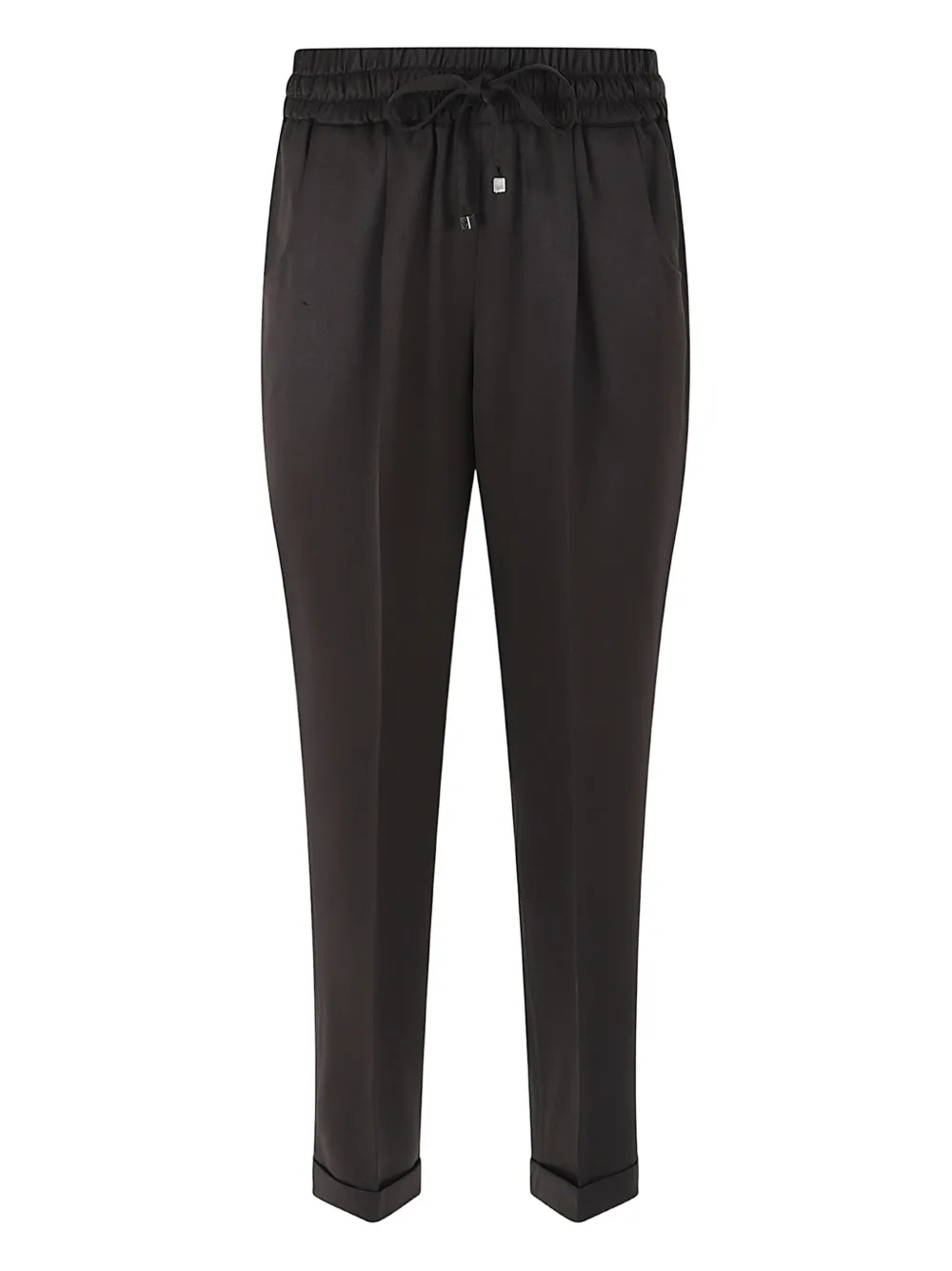 Kiton Drawstring-fastening Trousers In Black