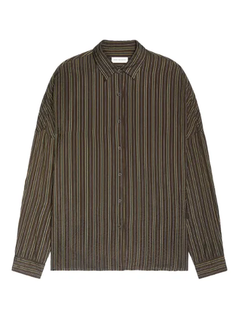 DRIES VAN NOTEN striped cocoon shirt
