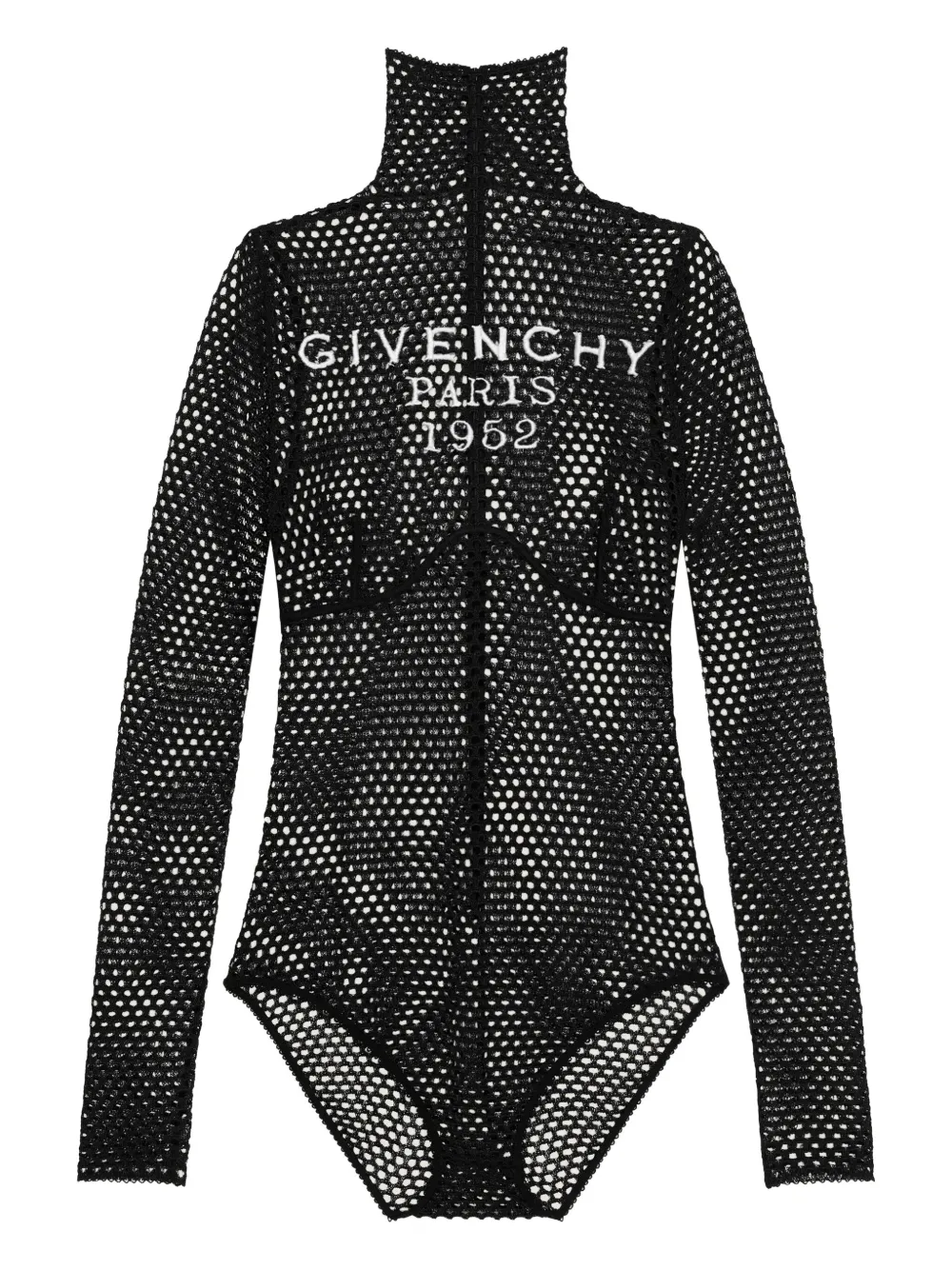 Givenchy long-sleeve mesh-effect body | Black | Image 1