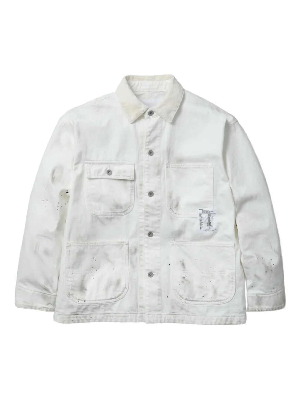 Neighborhood corduroy-collar jacket | White | Image 1
