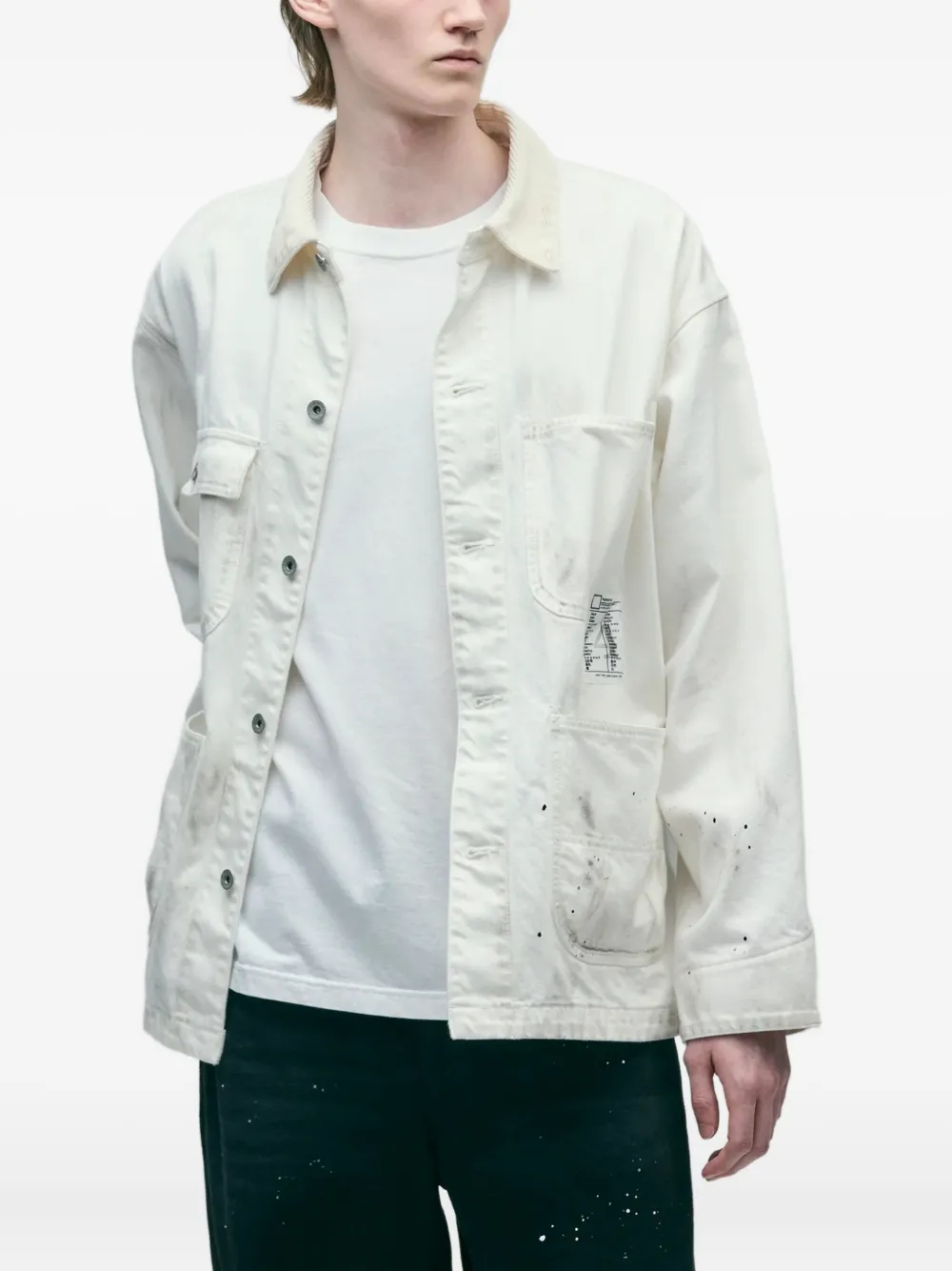 Neighborhood コーデュロイカラー ジャケット | ホワイト | FARFETCH JP