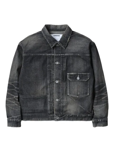 Neighborhood buttoned denim jacket