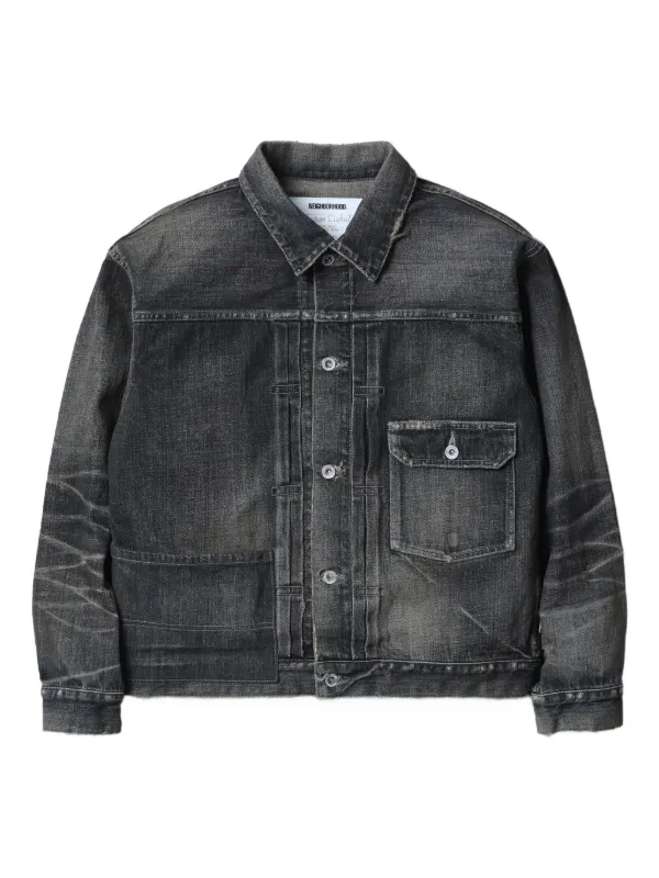 NEIGHBORHOOD デニムジャケット LARGE 2025aw Neighborhood デニムジャケット | グレー | FARFETCH JP