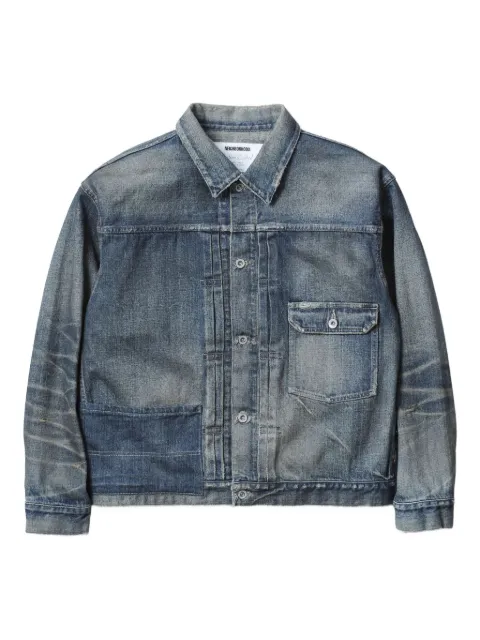 Neighborhood patchwork denim jacket