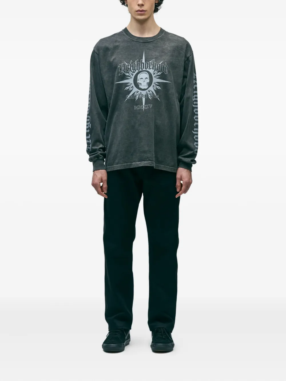 Neighborhood cotton pants - Zwart