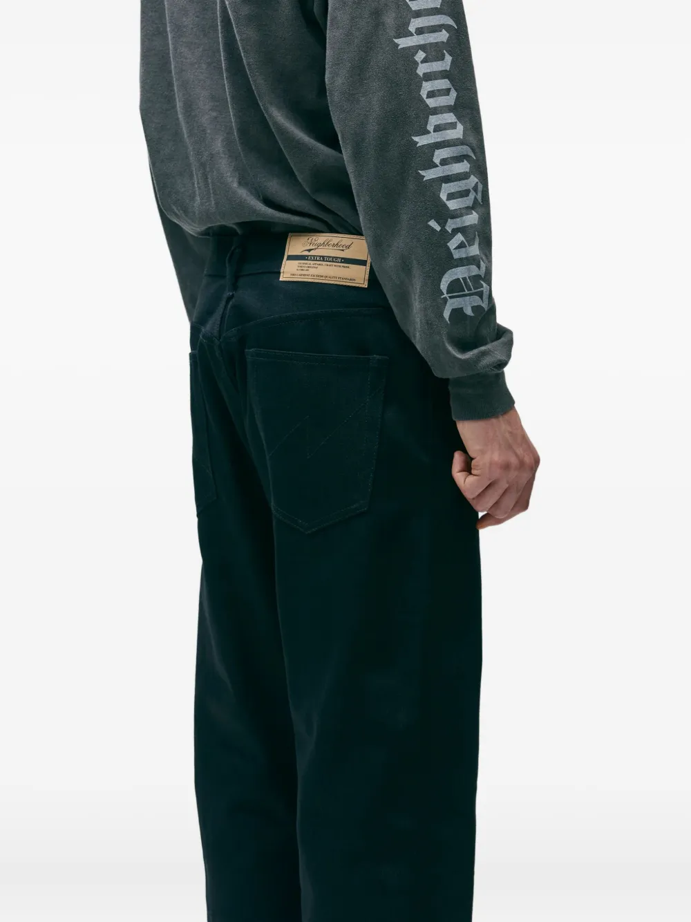 Neighborhood Katoenen broek Zwart