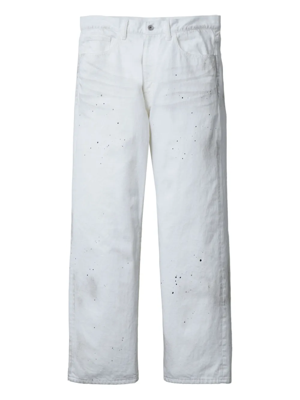 Neighborhood splatter-effect pants | White | Image 1