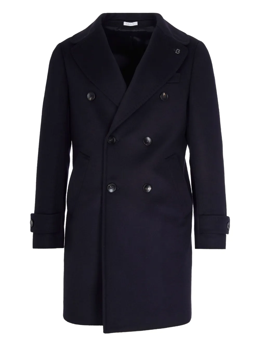 BRERAS MILANO abrigo de lana con doble botonadura | azul | Image 1