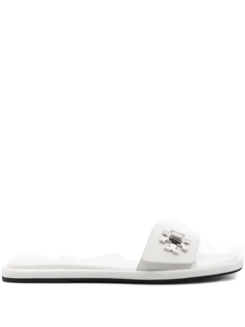 Tory Burch logo-plaque sandals