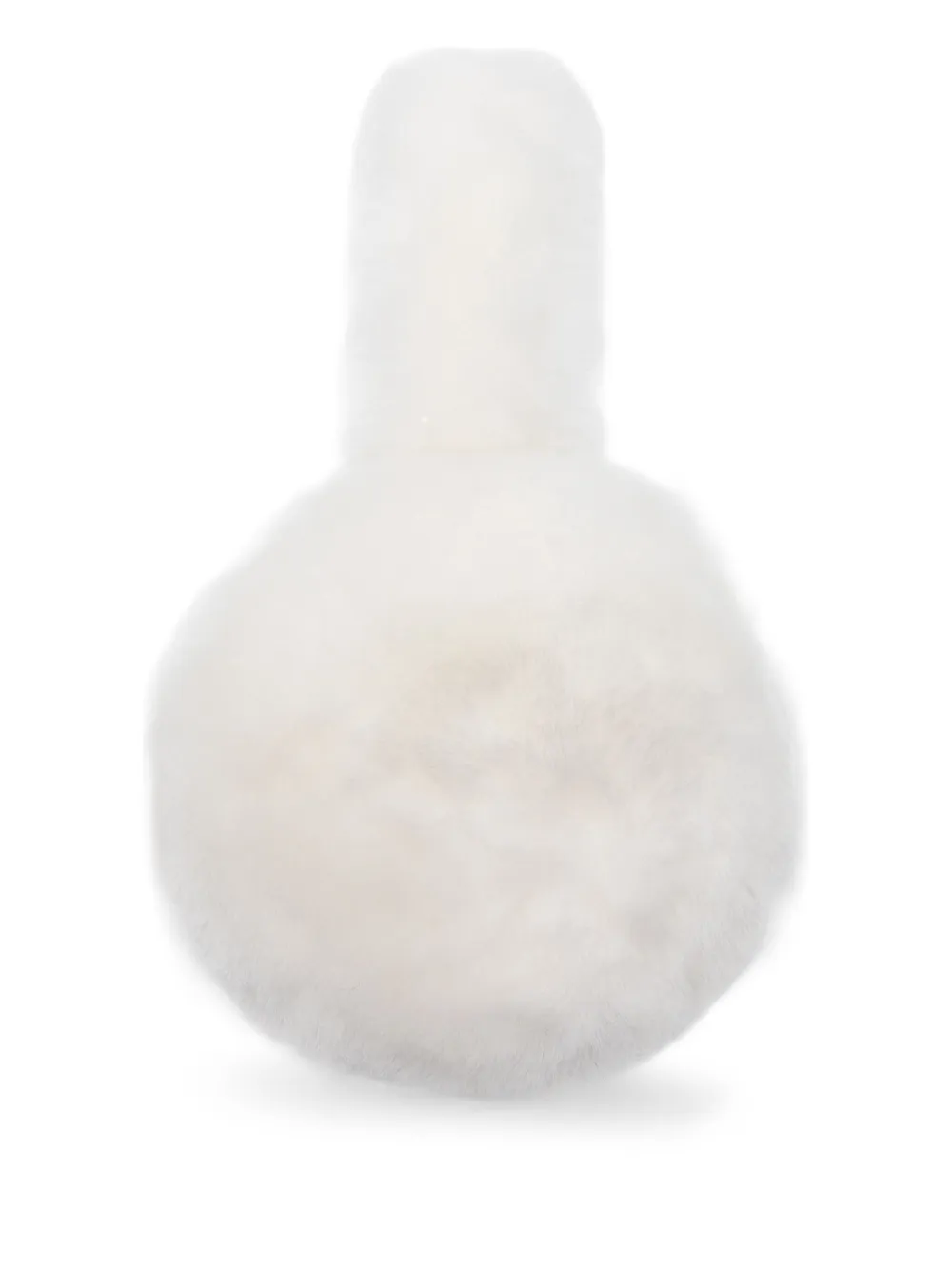 Liska Textured Earmuffs In White