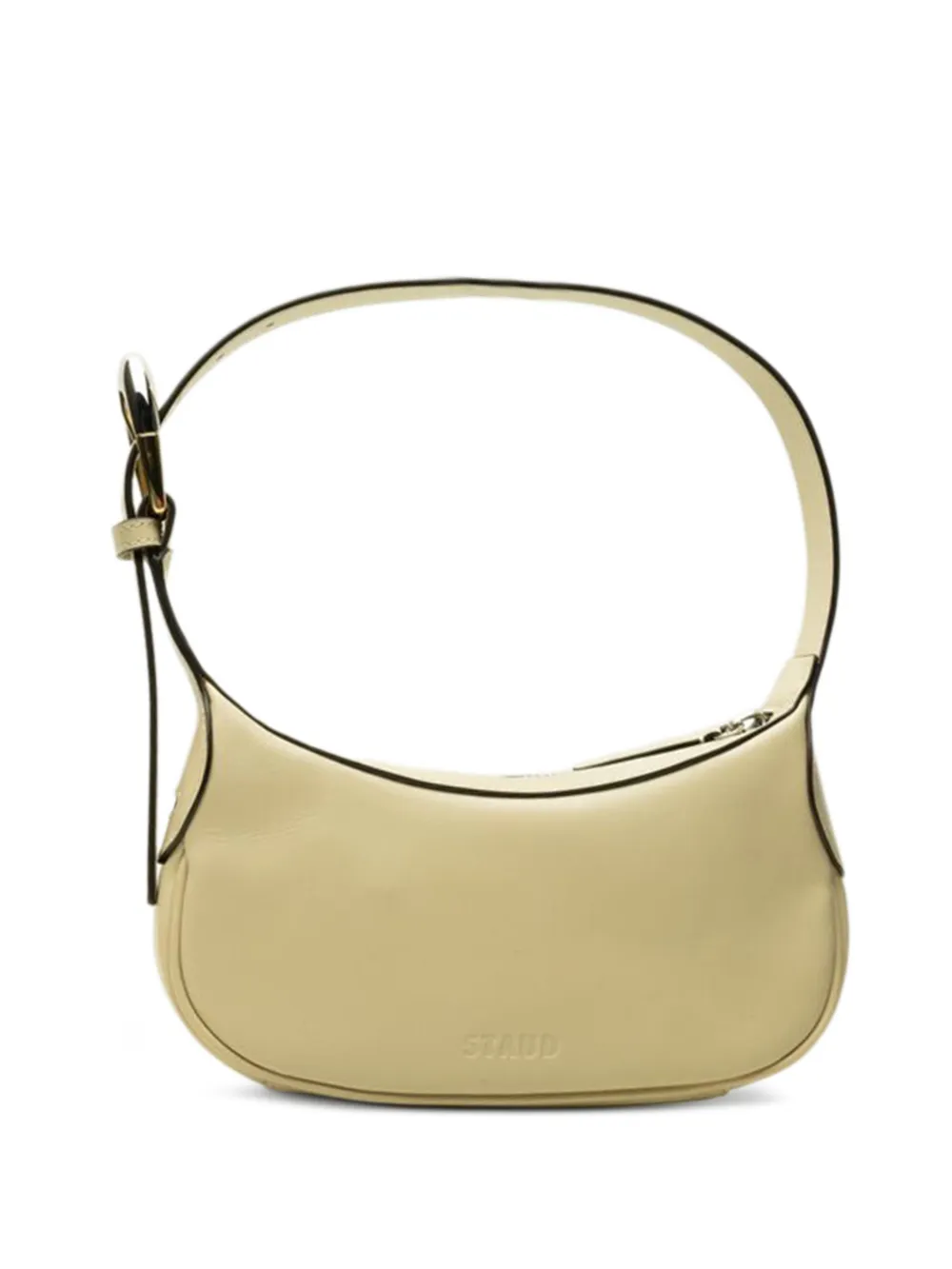 STAUD Owen leather shoulder bag - Neutrals