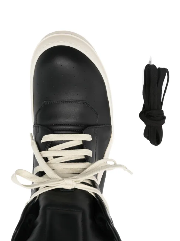 Rick Owens Geobasket ハイカットスニーカー | ブラック | FARFETCH JP