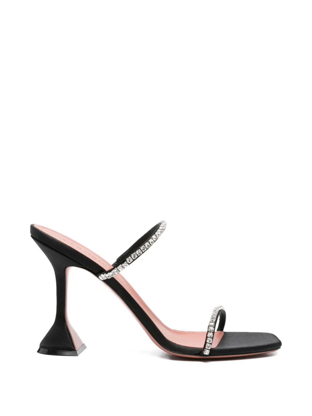 Amina Muaddi Gilda crystal-embellishment sandals - Nero