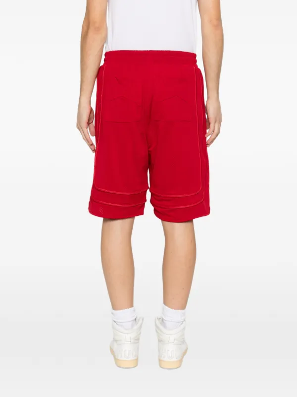 RHUDE Collegiate Logo Shorts | Red | FARFETCH JO