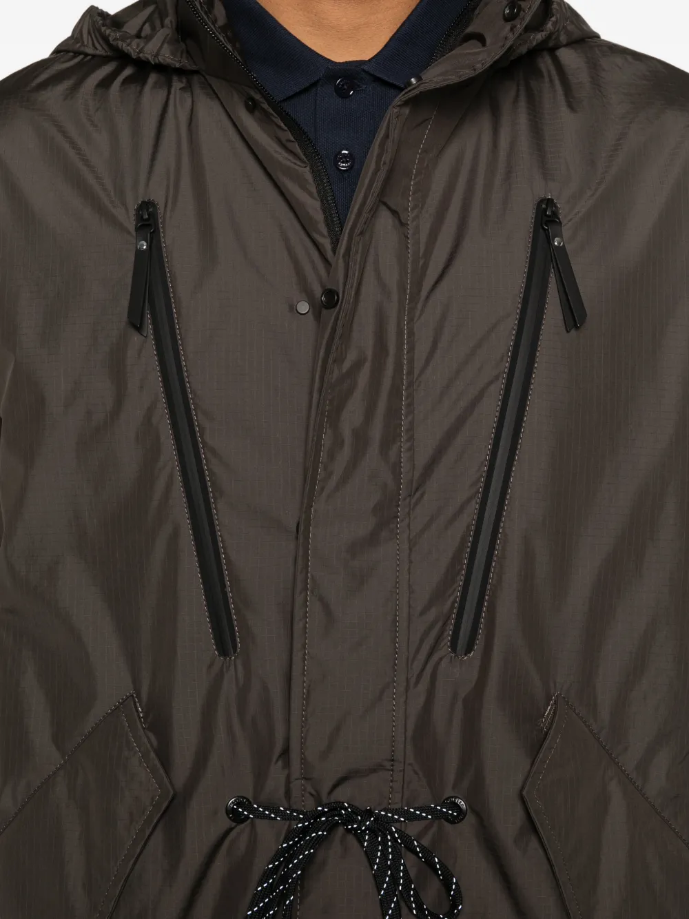Aliso hooded zip parka