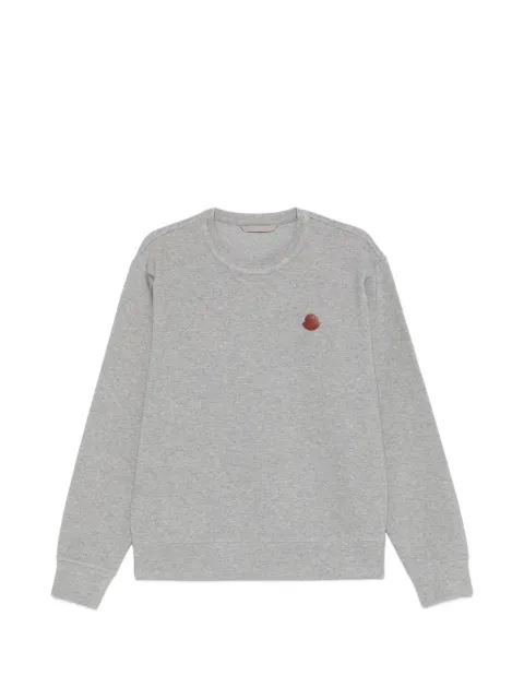 Moncler Moletom com patch de logo