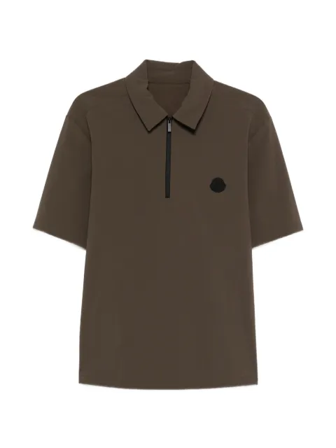Moncler half-zip short-sleeve polo shirt