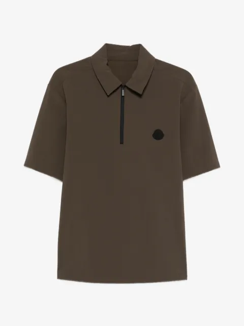 Moncler half-zip short-sleeve polo shirt