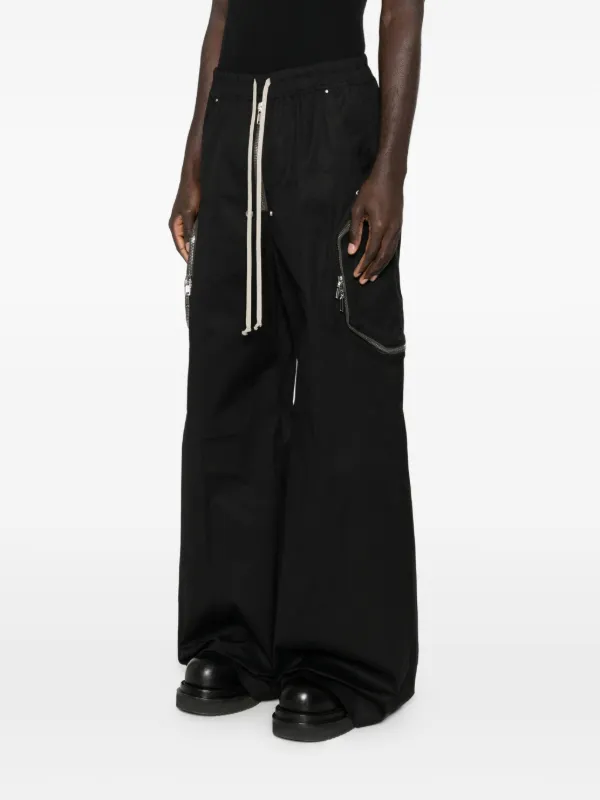 Rick Owens Heizer フレアパンツ | ブラック | FARFETCH JP