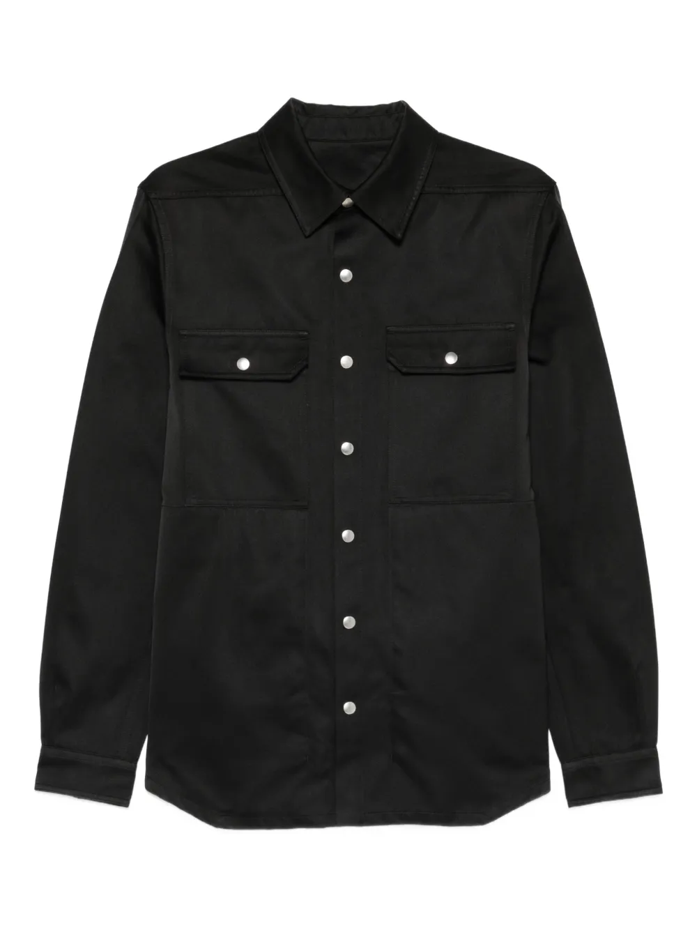 Rick Owens camisa con bolsillo | negro | Image 1