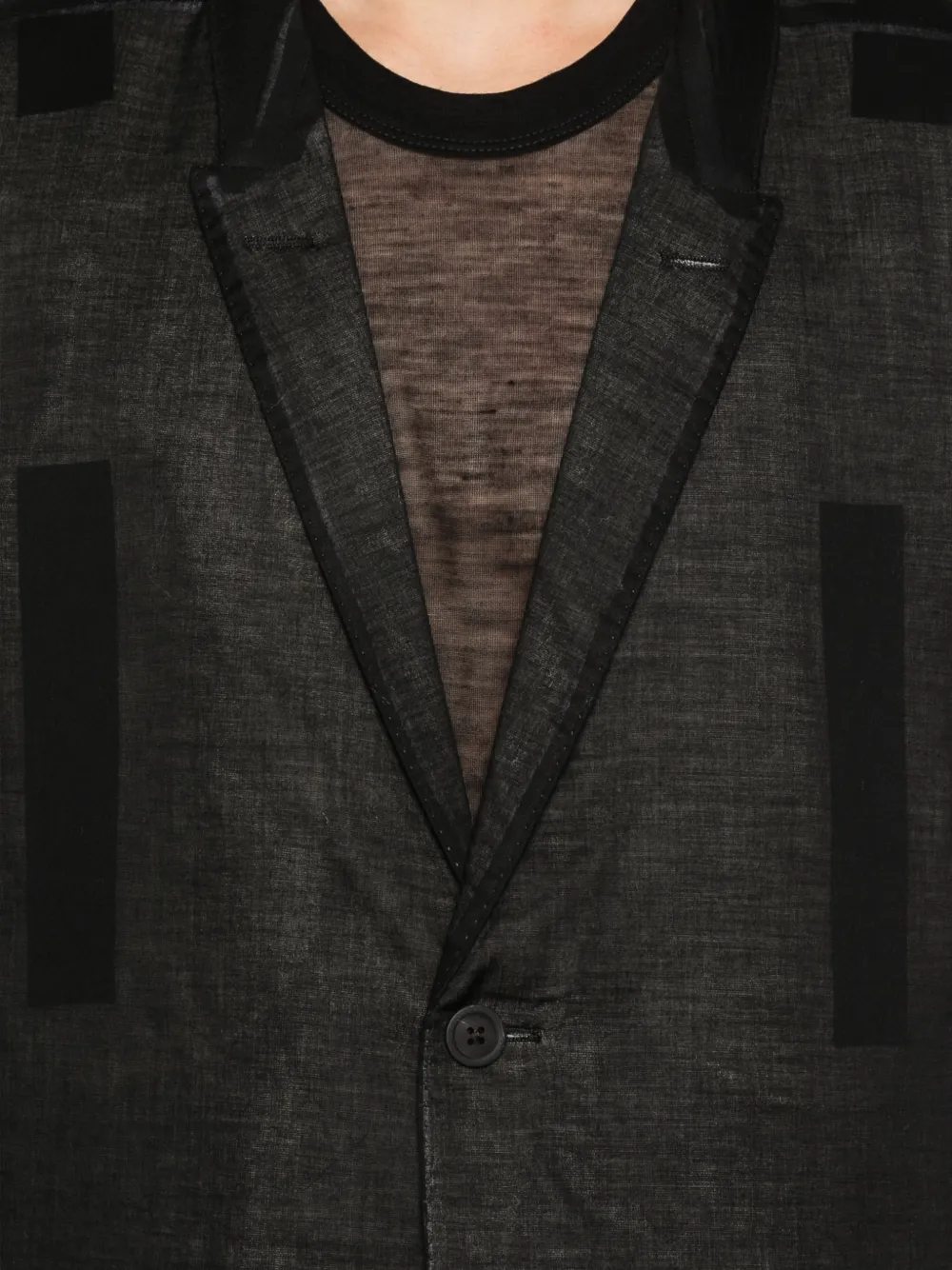 Rick Owens Concordian blazer Zwart