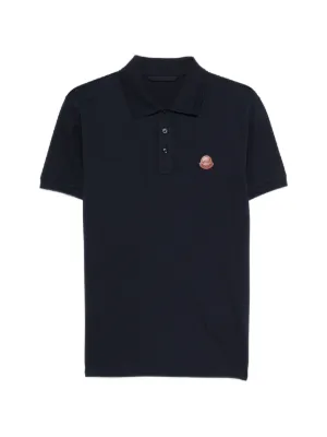 Moncler Camisa Polo Com Patch De Logo | Azul | FARFETCH BR