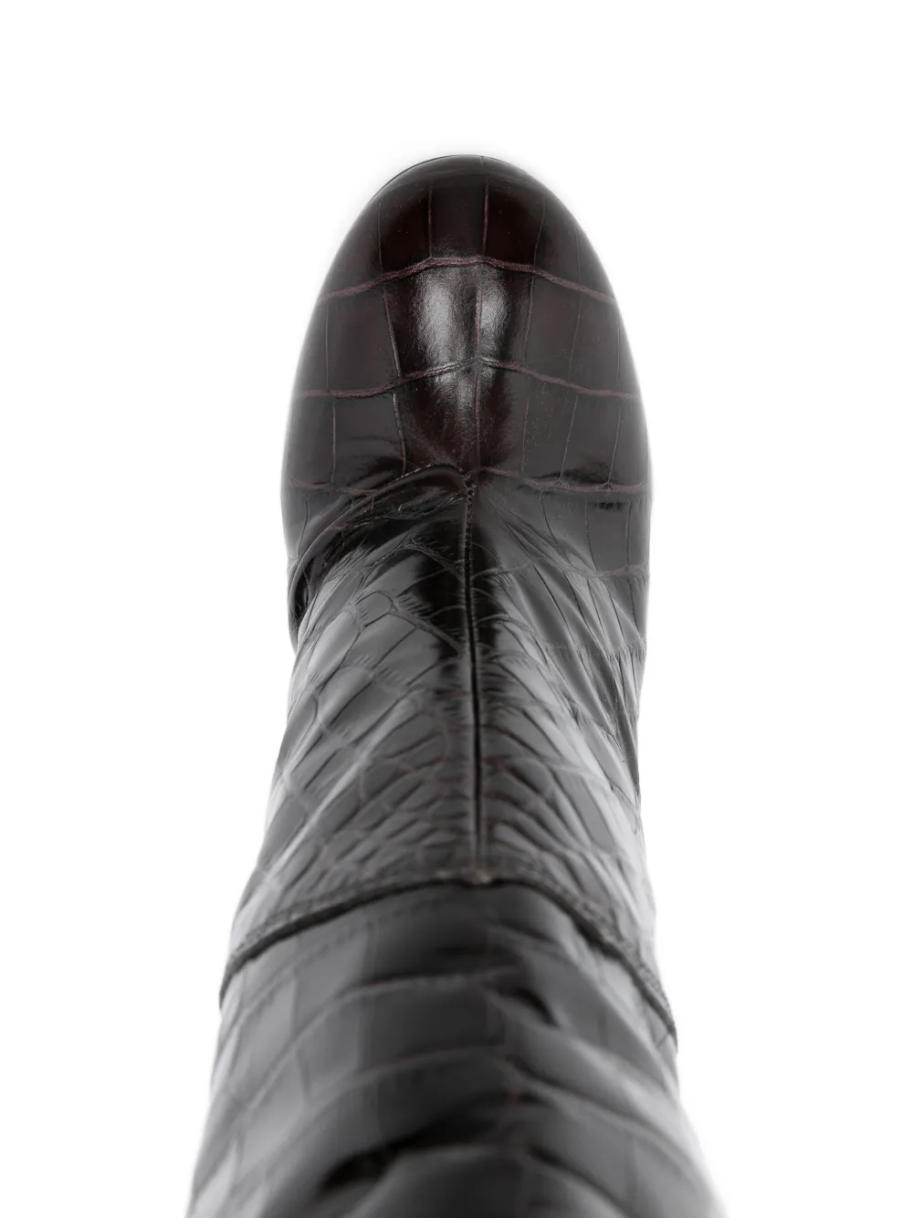 DSQUARED2 Laarzen met krokodillen-reliëf Bruin