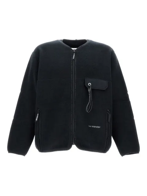 and Wander zip fleece sweater