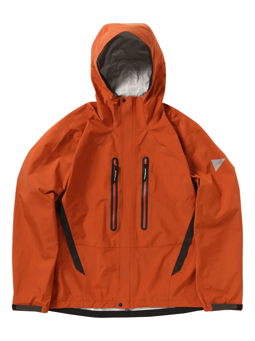 and Wander reflective stitching hooded jacket | Orange | Image 1