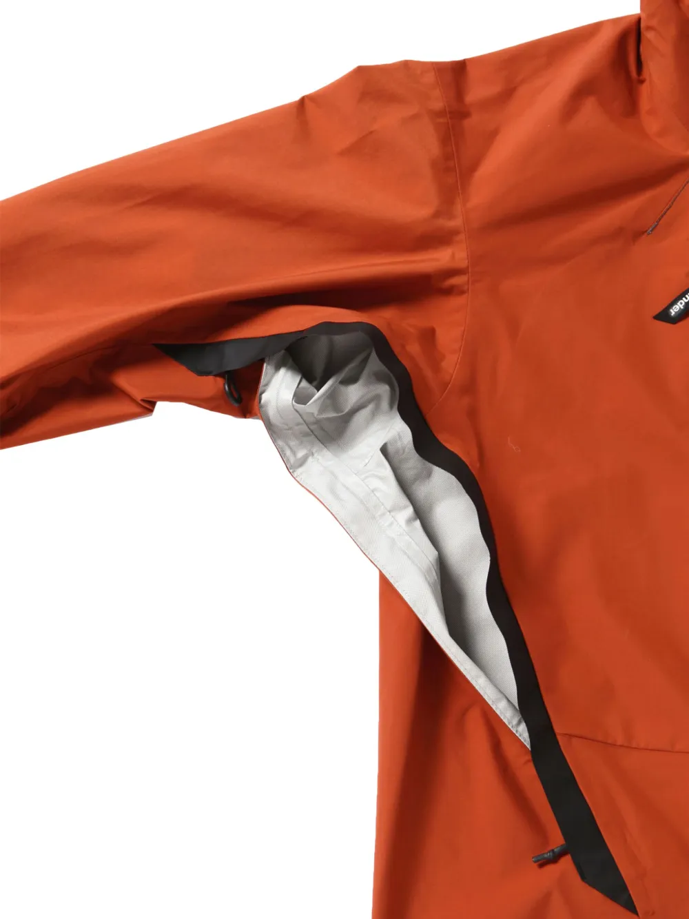 and Wander Jack met reflecterend stiksel en capuchon Oranje