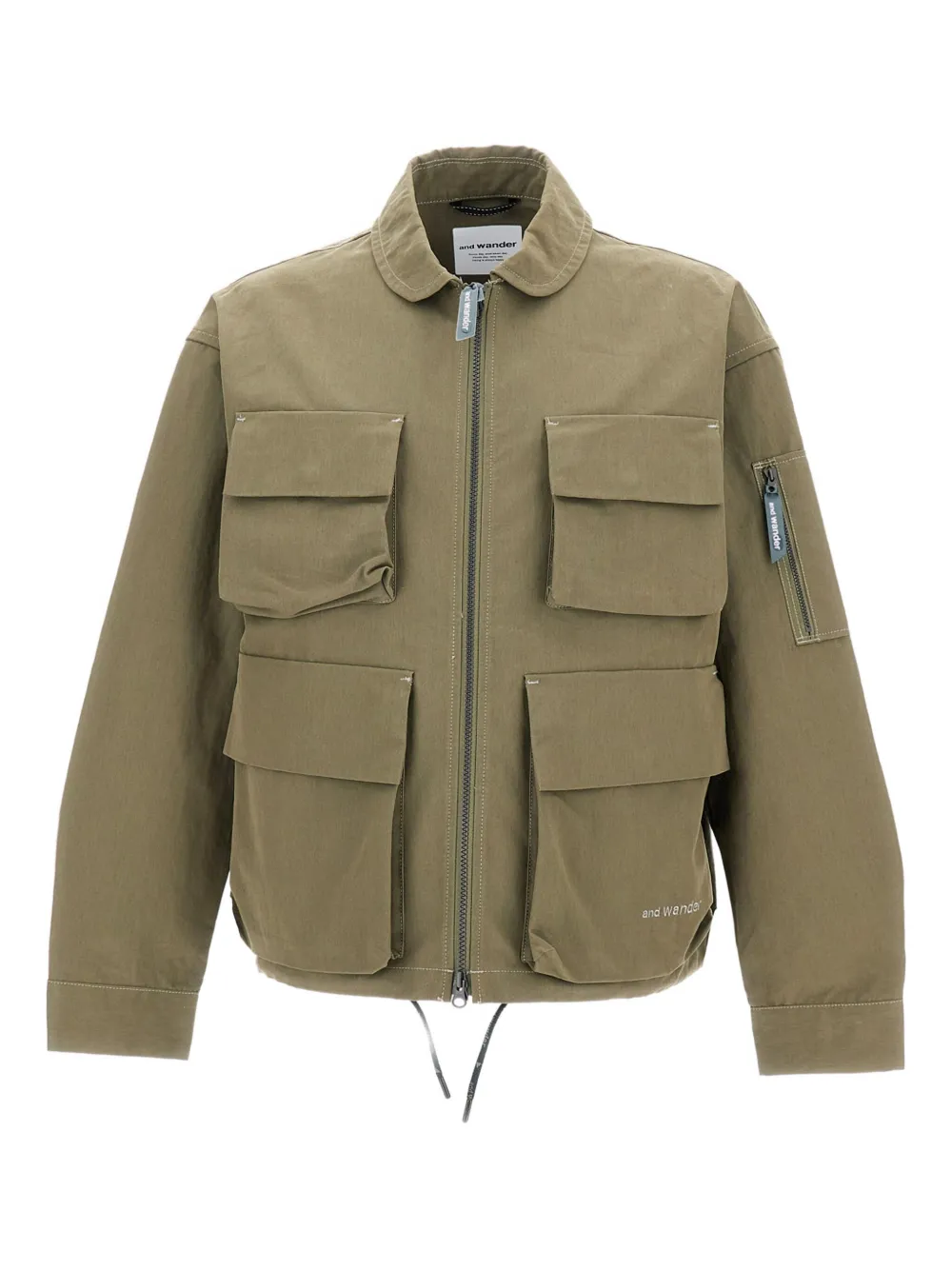 and Wander flap pockets zip jacket | verde | Image 1