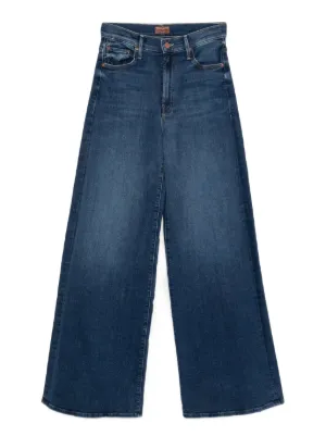 MOTHER Lil Doozy Fray Jeans | Blue | FARFETCH