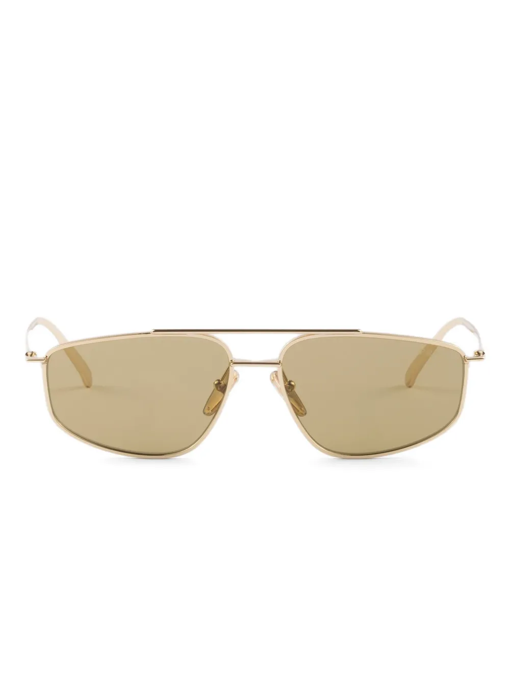 Prada Eyewear Occhiali da sole geometrici - Oro