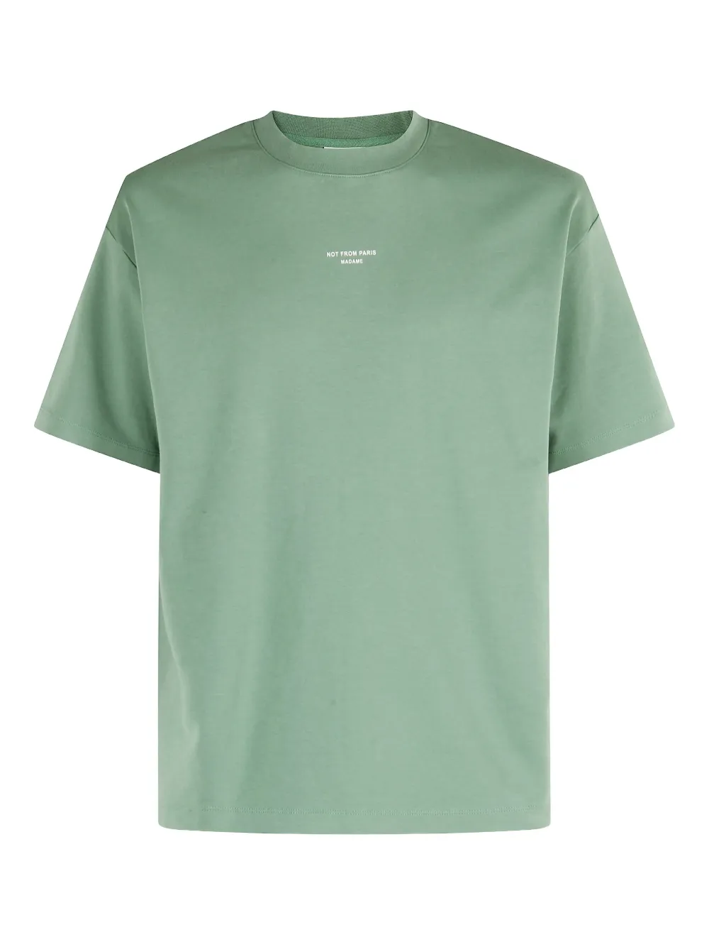 Drôle De Monsieur T-shirt girocollo in cotone - Verde
