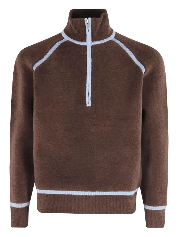 pull à liserés contrastants