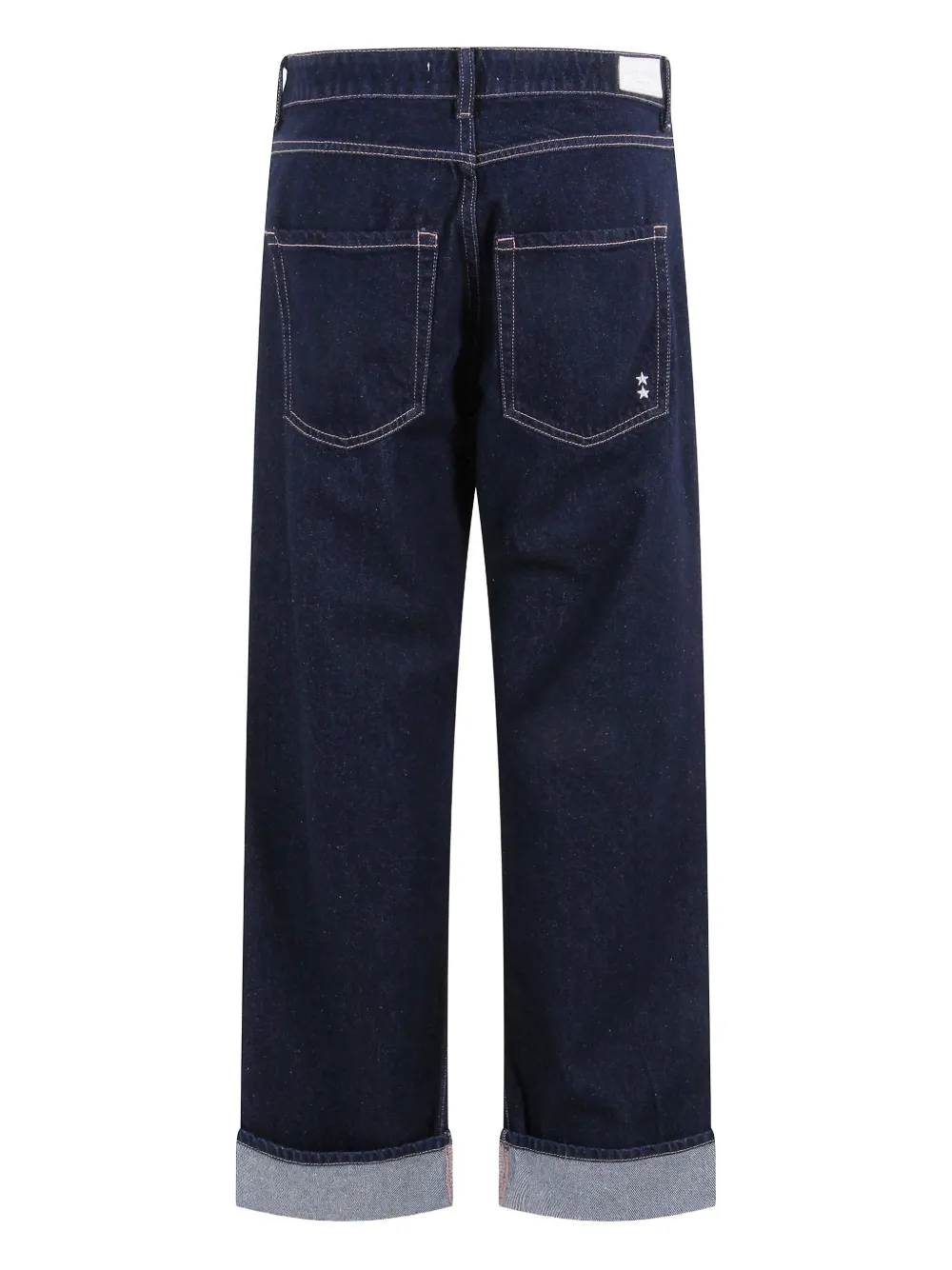 ICON DENIM Tiny cuffed jeans - Blauw