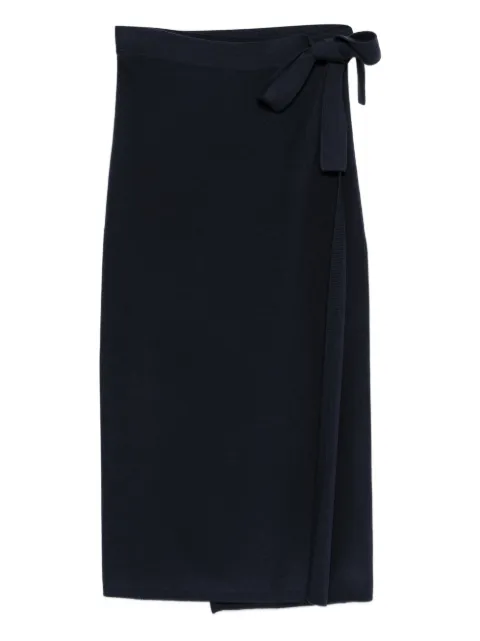 Gran Sasso tie-waist skirt