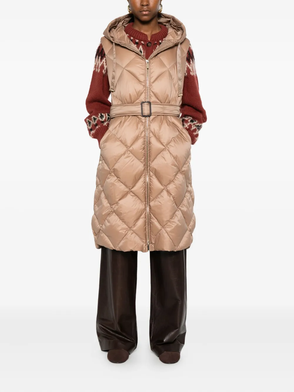 Max Mara belted quilted coat | Parkas | Image 2