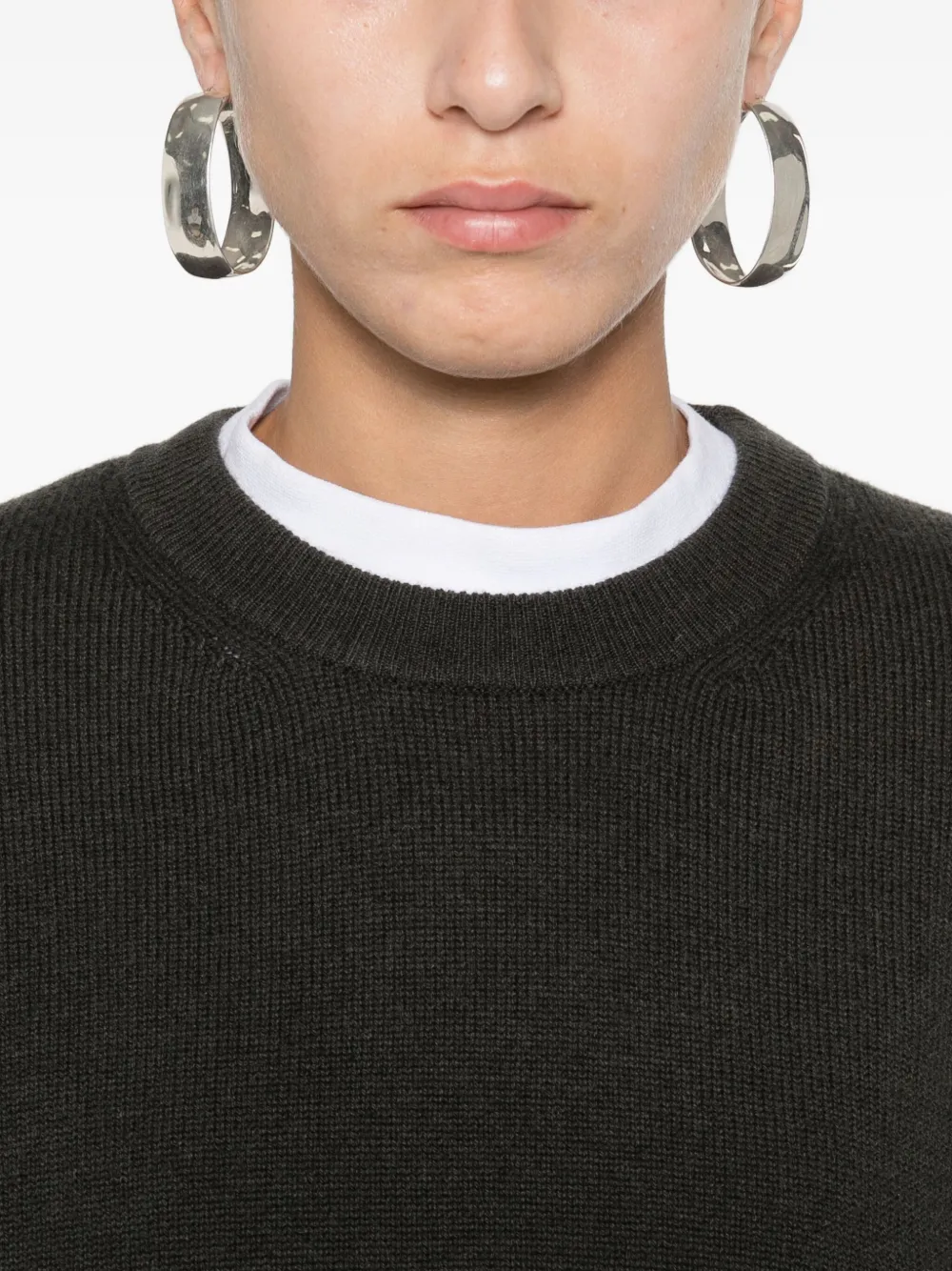 'S Max Mara Geribbelde sweater Bruin