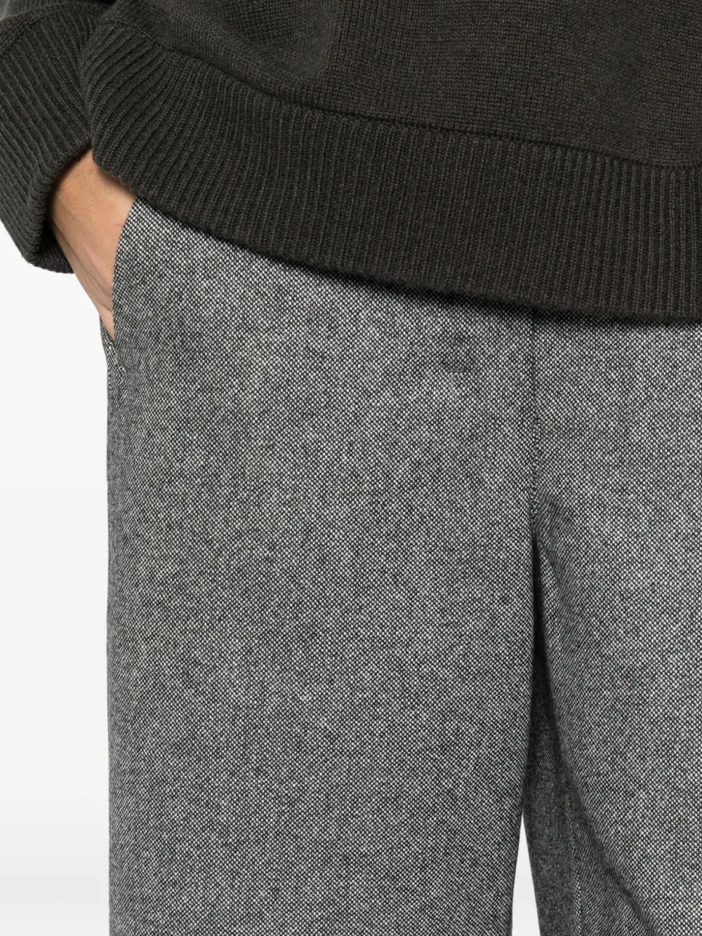 'S Max Mara Broek met trekkoordtaille Grijs