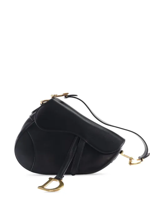 Christian Dior Pre-Owned bolsa de hombro Saddle Bag de piel de becerro 2018