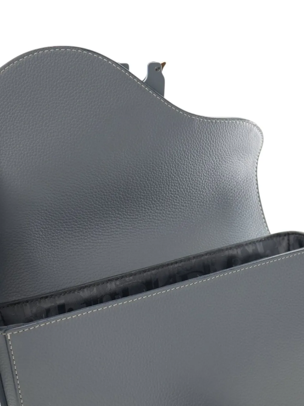 Christian Dior Pre-Owned Borsa a tracolla Saddle piccola in pelle di vitello pieno fiore con battente 2023 | Pre-owned | Image 2