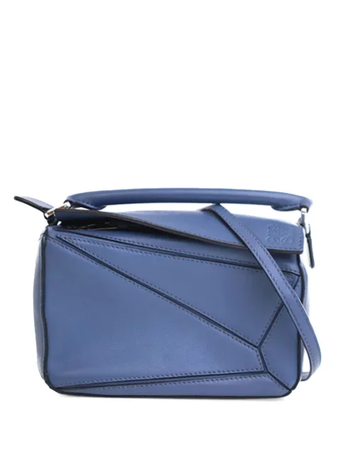 Loewe Pre-Owned شنطة 'بازل' جلد صغيرة بحمالة كتف 2018