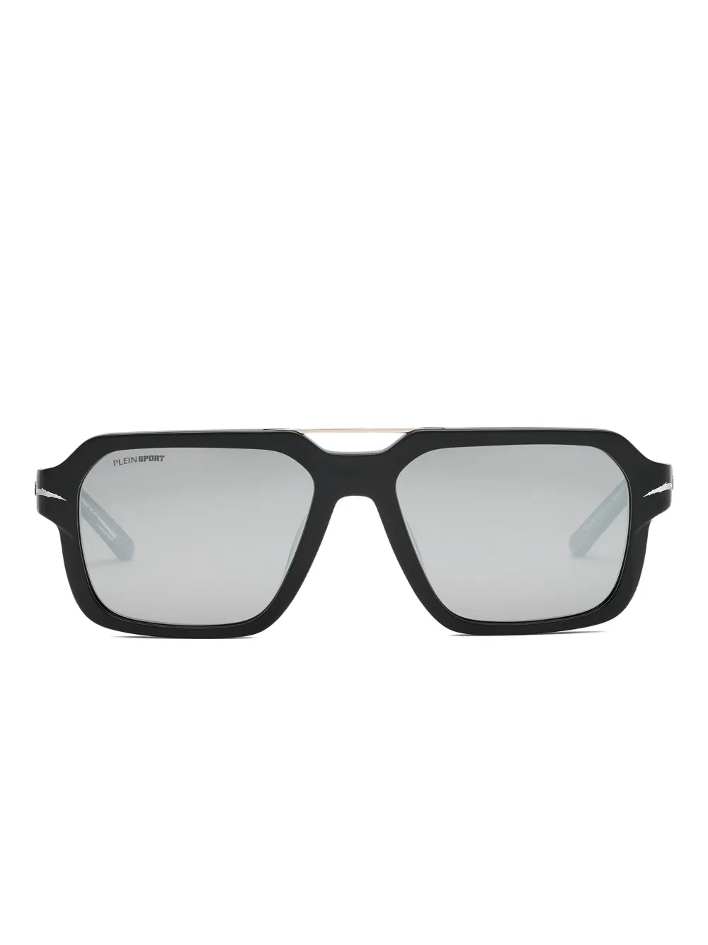 Plein Sport Occhiali da sole Flame squadrati - Nero